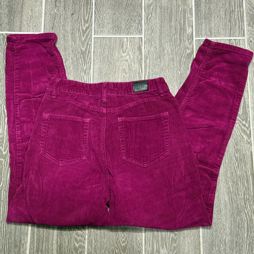 BDG Women's Vibrant Magenta Corduroy Jeans - Picture 3 of 3